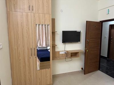 Bedroom Image of 380 Sq.ft 1 RK Apartment / Flat for rent in Mahadevapura Bengaluru for Rs. 20000