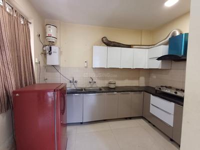 Kitchen Image of 1260 Sq.ft 2 BHK Apartment / Flat for rent in United La Prisma, Gazipur Zirakpur for Rs. 33000