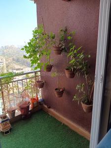 Balcony Image of 600 Sq.ft 1 BHK Apartment / Flat for rent in Triveni Dynamic Ultima Bliss, Kalyan West Kalyan for Rs. 14500