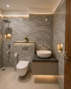 Bathroom Image of 2400 Sq.ft 4 BHK Builder Floor for sale in Vatika Independent Floors, Sector 83 Gurgaon for Rs. 34000000