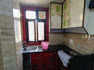 Kitchen Image of 540 Sq.ft 1 BHK Builder Floor for rent in Jhilmil Colony New Delhi for Rs. 16500