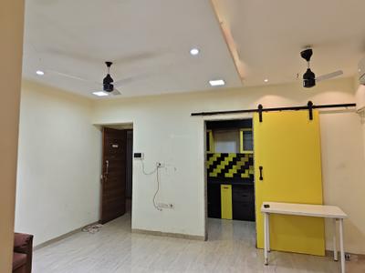 Living Room Image of 1100 Sq.ft 2 BHK Apartment / Flat for rent in Om Cygnus, Ulwe Navi Mumbai for Rs. 45000