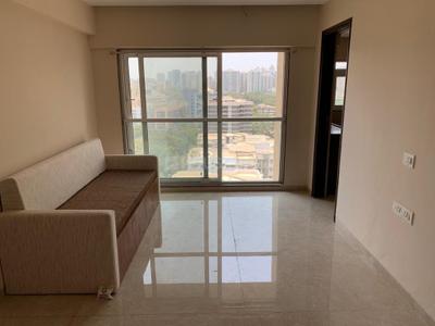 Hall Image of 550 Sq.ft 1 BHK Apartment / Flat for rent in Srishti Harmony, Powai Mumbai for Rs. 60000