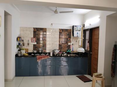 Kitchen Image of 1800 Sq.ft 3 BHK Apartment / Flat for sale in Shine Swasti, Tragad Ahmedabad for Rs. 9700000