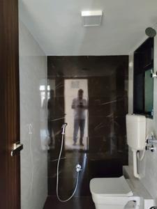 Common Bathroom Image of 720 Sq.ft 1.5 BHK Apartment / Flat for rent in Kasarvadavali Thane for Rs. 21500