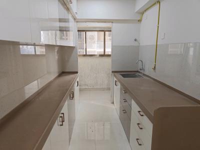 Kitchen Image of 700 Sq.ft 2 BHK Apartment / Flat for rent in Leo Eminence, Bandra East Mumbai for Rs. 110000