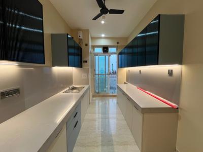 Kitchen Image of 1400 Sq.ft 3 BHK Apartment / Flat for rent in Monte South, Byculla Mumbai for Rs. 225000