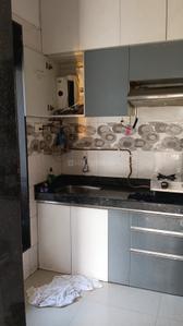 Kitchen Image of 745 Sq.ft 1 BHK Apartment / Flat for rent in Giriraj Icon, Kharghar Navi Mumbai for Rs. 30000