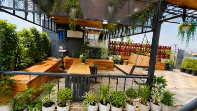 Balcony Image of 600 Sq.ft 1 RK Builder Floor for rent in Spaze Privy, Sector 72 Gurgaon for Rs. 24000