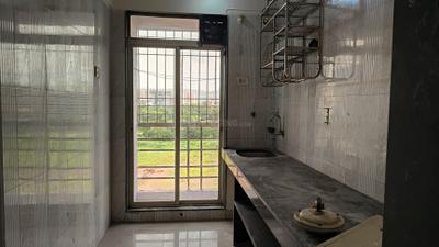 Kitchen Image of 625 Sq.ft 1 BHK Apartment / Flat for rent in Ratna Enclave, Kalamboli Navi Mumbai for Rs. 18000