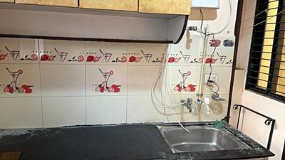 Kitchen Image of 1200 Sq.ft 1 RK Apartment / Flat for rent in Mahalakshmi Nagar Indore for Rs. 25000