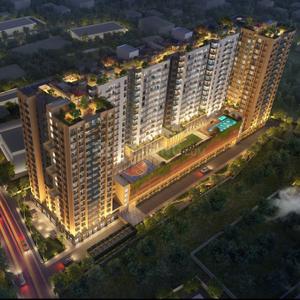 Image of 1333 Sq.ft 3 BHK Apartment / Flat for sale in Elevate At Godrej Se7en, Hanspukuria, Kolkata for Rs. 8300000