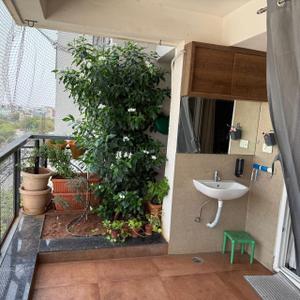Balcony Image of 1900 Sq.ft 3 BHK Apartment / Flat for rent in Miyapur Hyderabad for Rs. 60000