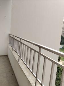 Balcony Image of 2200 Sq.ft 3 BHK Apartment / Flat for rent in Unitech Uniworld City, New Town Kolkata for Rs. 46000