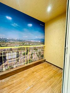 Balcony Image of 799 Sq.ft 1 BHK Apartment / Flat for sale in Shilphata Thane for Rs. 4000000