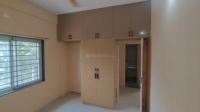 Bedroom Image of 650 Sq.ft 1 BHK Apartment / Flat for rent in Thanisandra Bengaluru for Rs. 20000