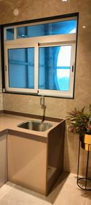 Kitchen Image of 570 Sq.ft 1 BHK Apartment / Flat for sale in Swaminarayan City Phase I, Dombivli West Thane for Rs. 5600000