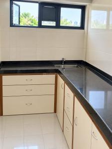 Kitchen Image of 550 Sq.ft 1 BHK Apartment / Flat for rent in Eden Woods Complex, Thane West Thane for Rs. 27000