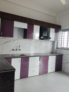 Kitchen Image of 1100 Sq.ft 2 BHK Builder Floor for rent in Om Sai Aakarsh Township, Rameshwaram Colony Jabalpur for Rs. 15000