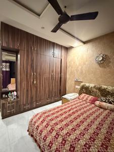 Bedroom Image of 500 Sq.ft 1 BHK Builder Floor for rent in Khirki Extension New Delhi for Rs. 17000