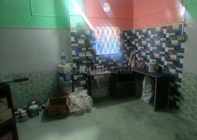 Kitchen Image of 1250 Sq.ft 2 BHK Builder Floor for rent in Baguiati Kolkata for Rs. 8000