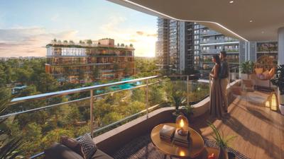 Balcony Image of 1825 Sq.ft 3 BHK Apartment / Flat for sale in Eldeco 7 Peaks Residences, Omicron 1A Greater Noida for Rs. 23700000