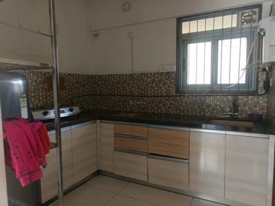 Kitchen Image of 1000 Sq.ft 2 BHK Apartment / Flat for rent in Amanora Adreno Towers, Hadapsar Pune for Rs. 40000