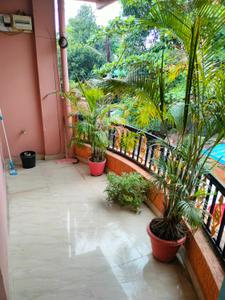 Balcony Image of 700 Sq.ft 1.5 BHK Apartment / Flat for rent in Airport Road Bhopal for Rs. 7500