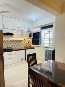 Kitchen Image of 1200 Sq.ft 3 BHK Apartment / Flat for rent in Devashri Vasudev Vihar, Panjim Goa for Rs. 75000