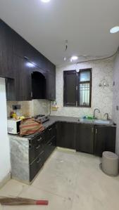 Kitchen Image of 900 Sq.ft 3 BHK Builder Floor for rent in Rohini Builder Floors, Sector 24 Rohini New Delhi for Rs. 23000