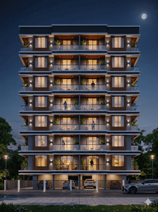 Image of 1301 Sq.ft 3 BHK Apartment / Flat for sale in Jail Road, Nashik for Rs. 5200000