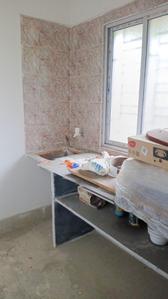 Kitchen Image of 500 Sq.ft 1.5 BHK Independent House for rent in Boral Kolkata for Rs. 7499