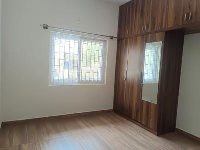 Bedroom Image of 850 Sq.ft 2 BHK Builder Floor for rent in Thanisandra Bengaluru for Rs. 20000