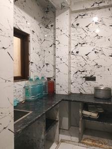 Kitchen Image of 540 Sq.ft 2 BHK Builder Floor for rent in Patparganj New Delhi for Rs. 35000