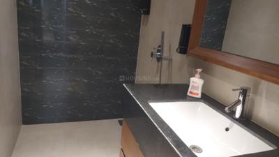 Bathroom Image of 640 Sq.ft 1 BHK Apartment / Flat for rent in Lodha Belmondo, Gahunje Pune for Rs. 40000