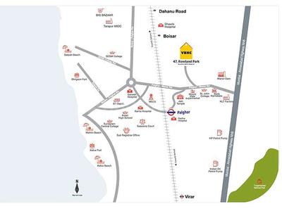 Image of 448 Sq.ft 1 BHK Apartment / Flat for sale in VBHC 47 Rowland Park, Nandore, Mumbai for Rs. 1635000