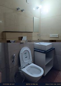 Bathroom Image of 1688 Sq.ft 3 BHK Apartment / Flat for rent in Virat Krishnav, Panchyawala Jaipur for Rs. 30000