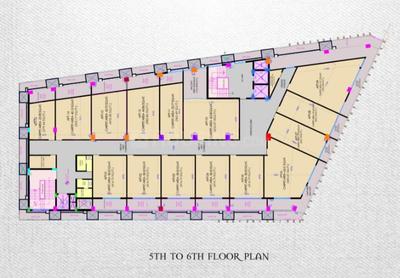 Image of 826 Sq.ft 1 BHK Apartment / Flat for sale in Infinity Heights, Lalbagh, Lucknow for Rs. 9900000