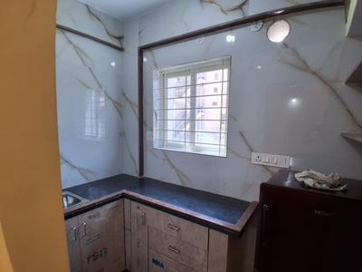 Kitchen Image of 620 Sq.ft 1 BHK Apartment / Flat for rent in Bilekahalli Bengaluru for Rs. 19499