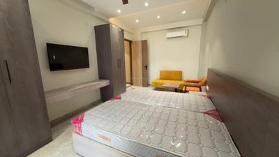 Bedroom Image of 350 Sq.ft 1 RK Apartment / Flat for rent in Sector 30 Gurgaon for Rs. 26000