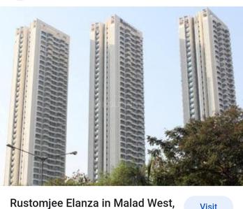 Image of 1305 Sq.ft 3 BHK Apartment / Flat for sale in Rustomjee Elanza, Malad West, Mumbai for Rs. 38500000