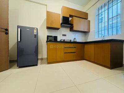 Kitchen Image of 700 Sq.ft 1 BHK Apartment / Flat for rent in Indira Nagar Bengaluru for Rs. 43000