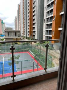 Balcony Image of 800 Sq.ft 1 BHK Apartment / Flat for rent in Geras Planet Of Joy, Upper Kharadi Pune for Rs. 30000