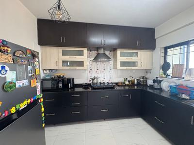 Kitchen Image of 1300 Sq.ft 2 BHK Apartment / Flat for sale in Aratt Divya Jyothi Lake Point Tower, Begur Bengaluru for Rs. 11000000