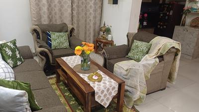 Hall Image of 1325 Sq.ft 3 BHK Apartment / Flat for rent in JM Aroma, Sector 75 Noida for Rs. 45000