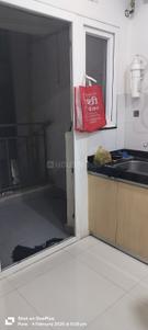 Kitchen Image of 550 Sq.ft 1 BHK Apartment / Flat for rent in Godrej Infinity, Mundhwa Pune for Rs. 26000