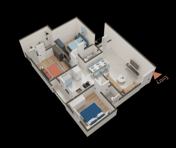 Image of 900 Sq.ft 3 BHK Apartment / Flat for sale in Ekdant Skyline, Waghodia Road, Vadodara for Rs. 4451000