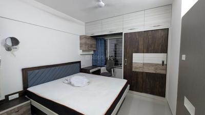 Bedroom Image of 801 Sq.ft 2 BHK Apartment / Flat for rent in Shree Venkatesh Graffiti Elite, Mundhwa Pune for Rs. 41000