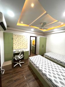 Bedroom Image of 1536 Sq.ft 3 BHK Apartment / Flat for rent in Shikhar Balaji Heights, Mahalakshmi Nagar Indore for Rs. 40000