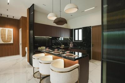 Kitchen Image of 4300 Sq.ft 4 BHK Apartment / Flat for sale in Courtyard Fairmont, Khanpur Vadodara for Rs. 18500000